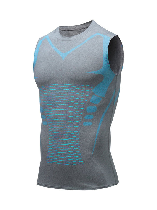 Camiseta sin mangas moldeadora iónica