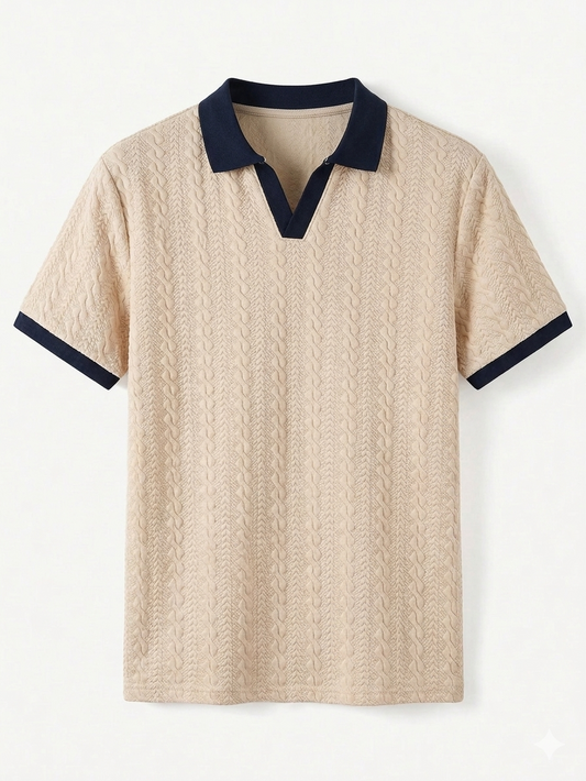 Camiseta para hombre con estampado texturizado