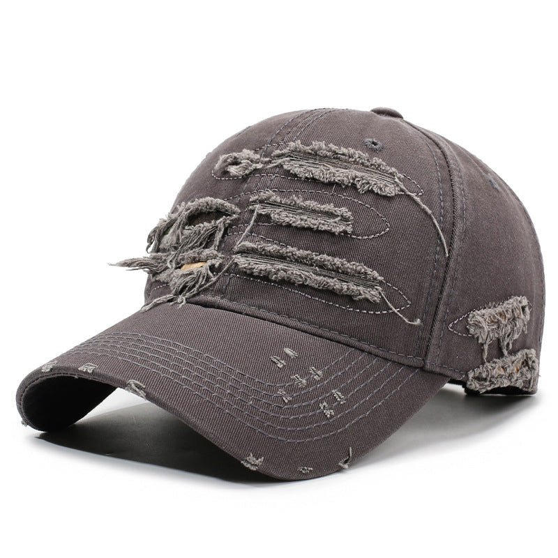 Gorra de béisbol de estilo vintage desgastado