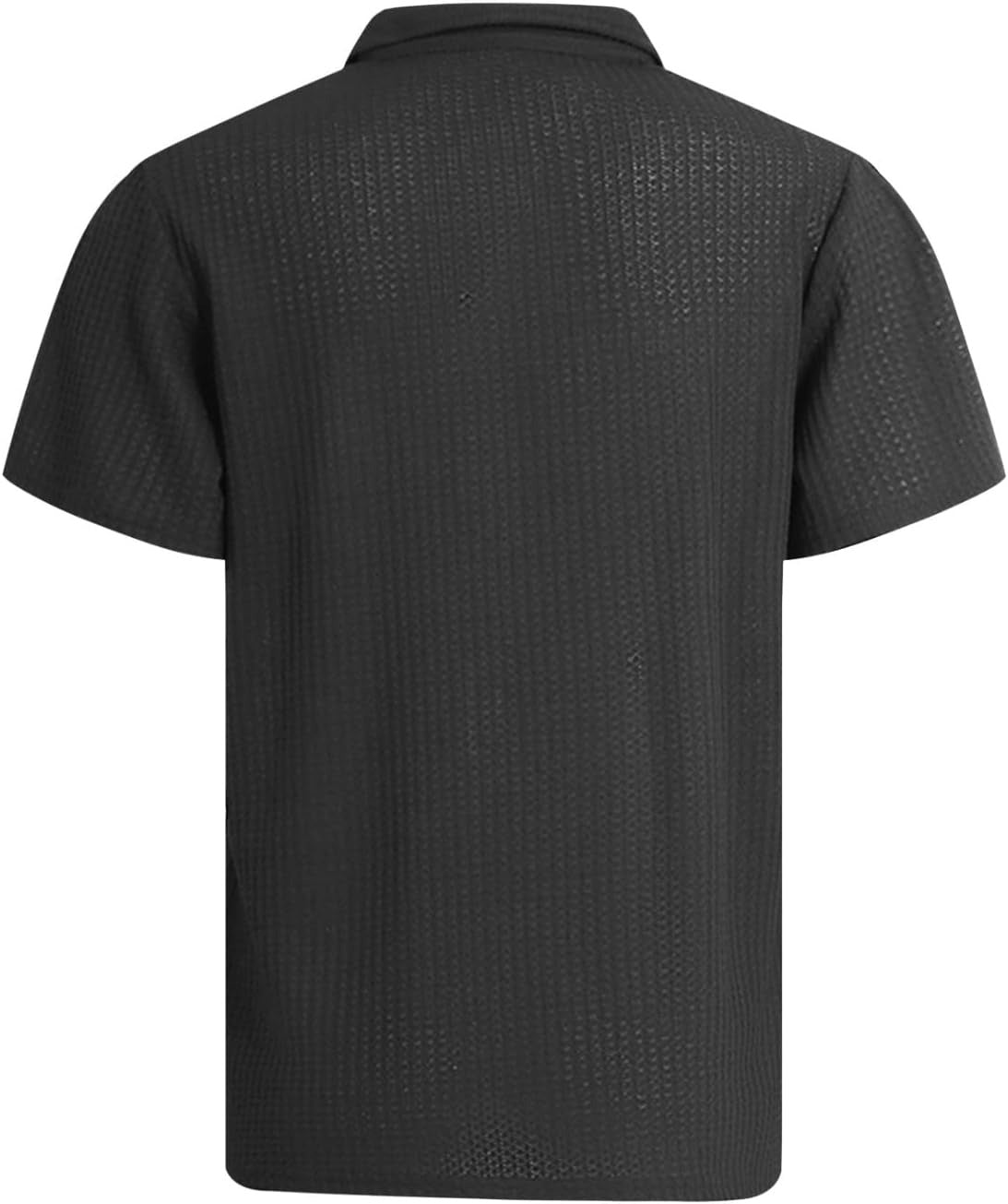 Camisa de punto de hombre de manga corta