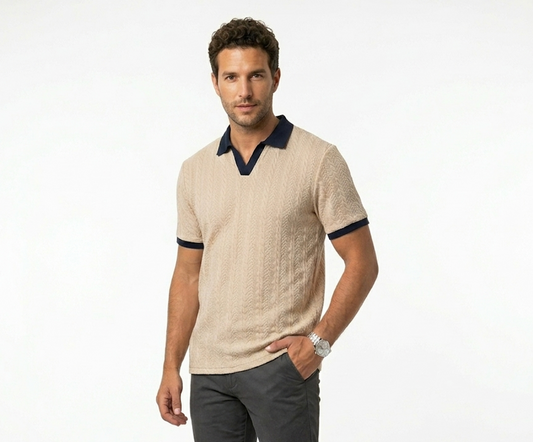 Camiseta para hombre con estampado texturizado