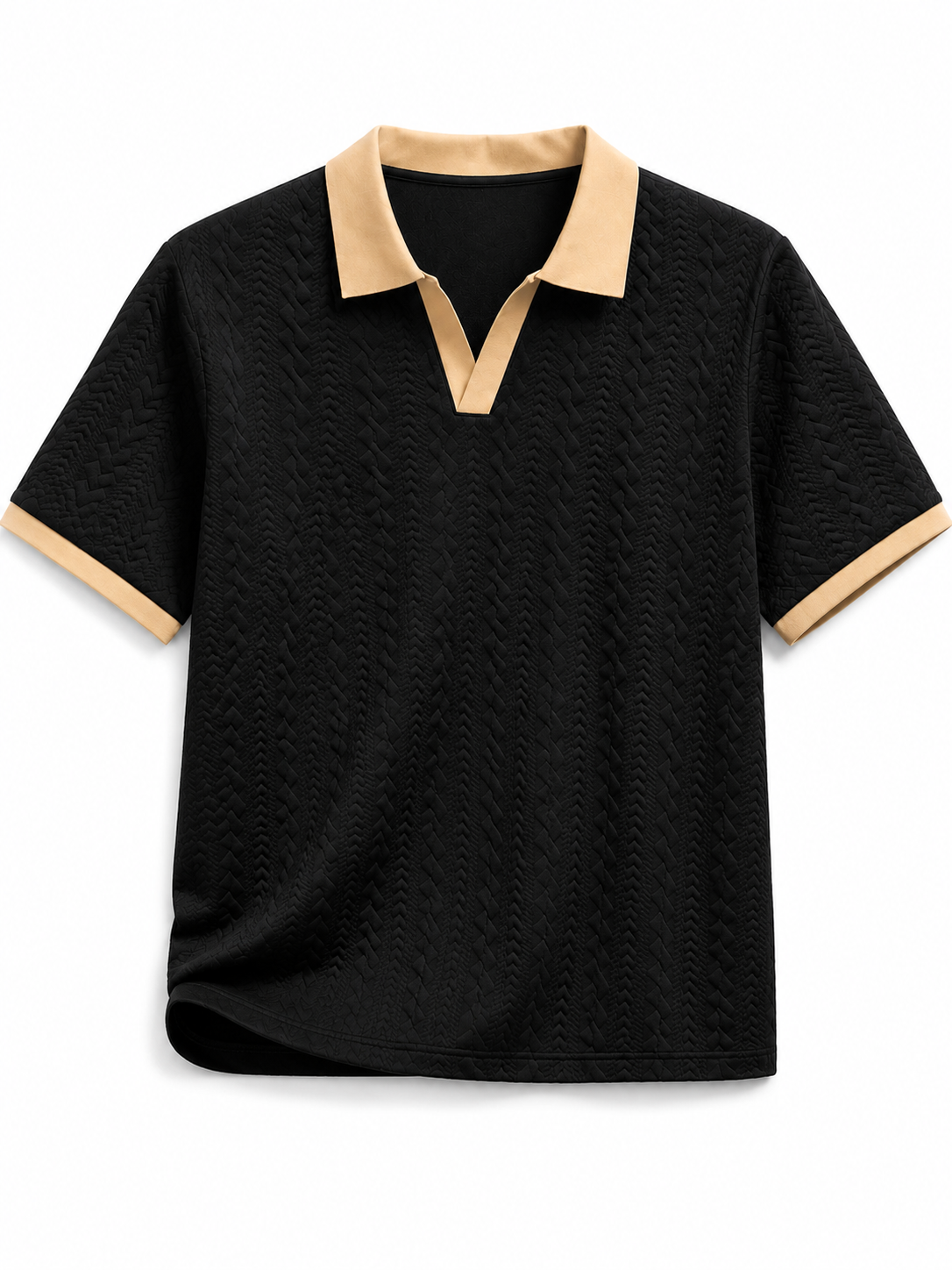 Camiseta para hombre con estampado texturizado
