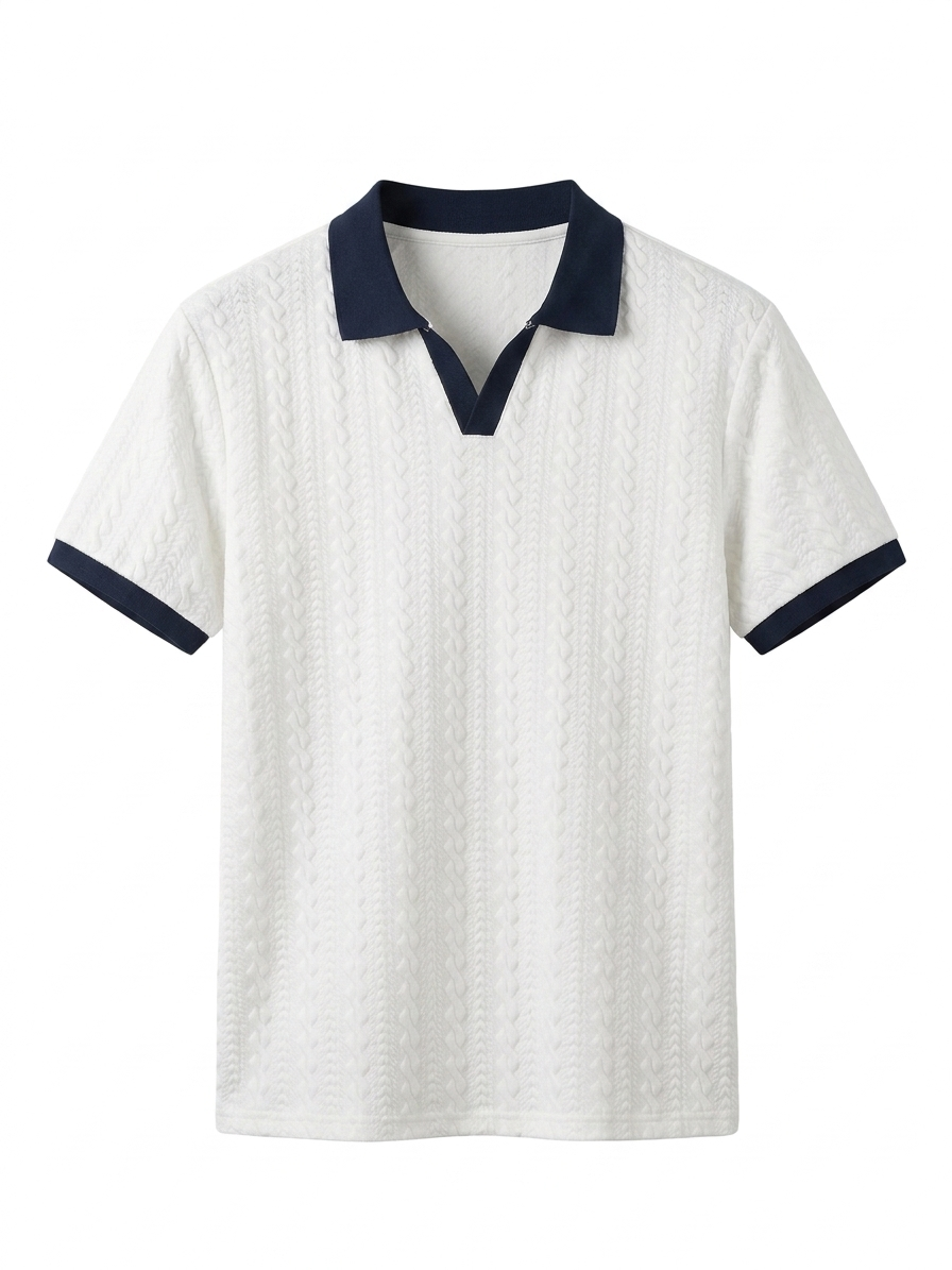 Camiseta para hombre con estampado texturizado