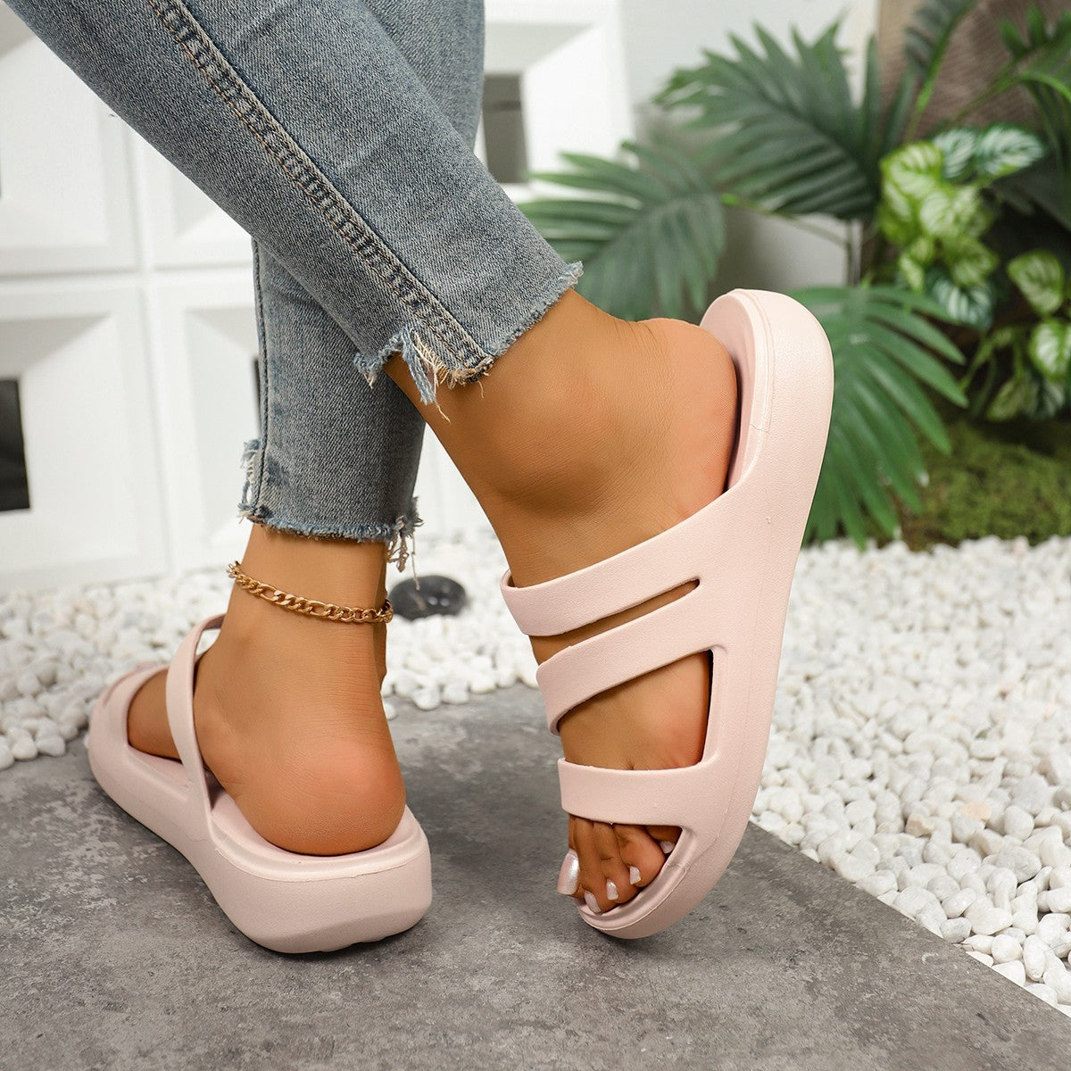 Sandalias de tiras «Getaway» para mujer: cómodas, elegantes