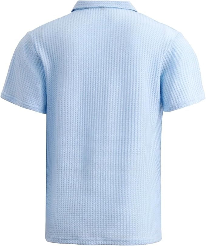 Camisa de punto de hombre de manga corta