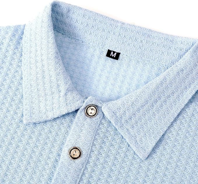 Camisa de punto de hombre de manga corta