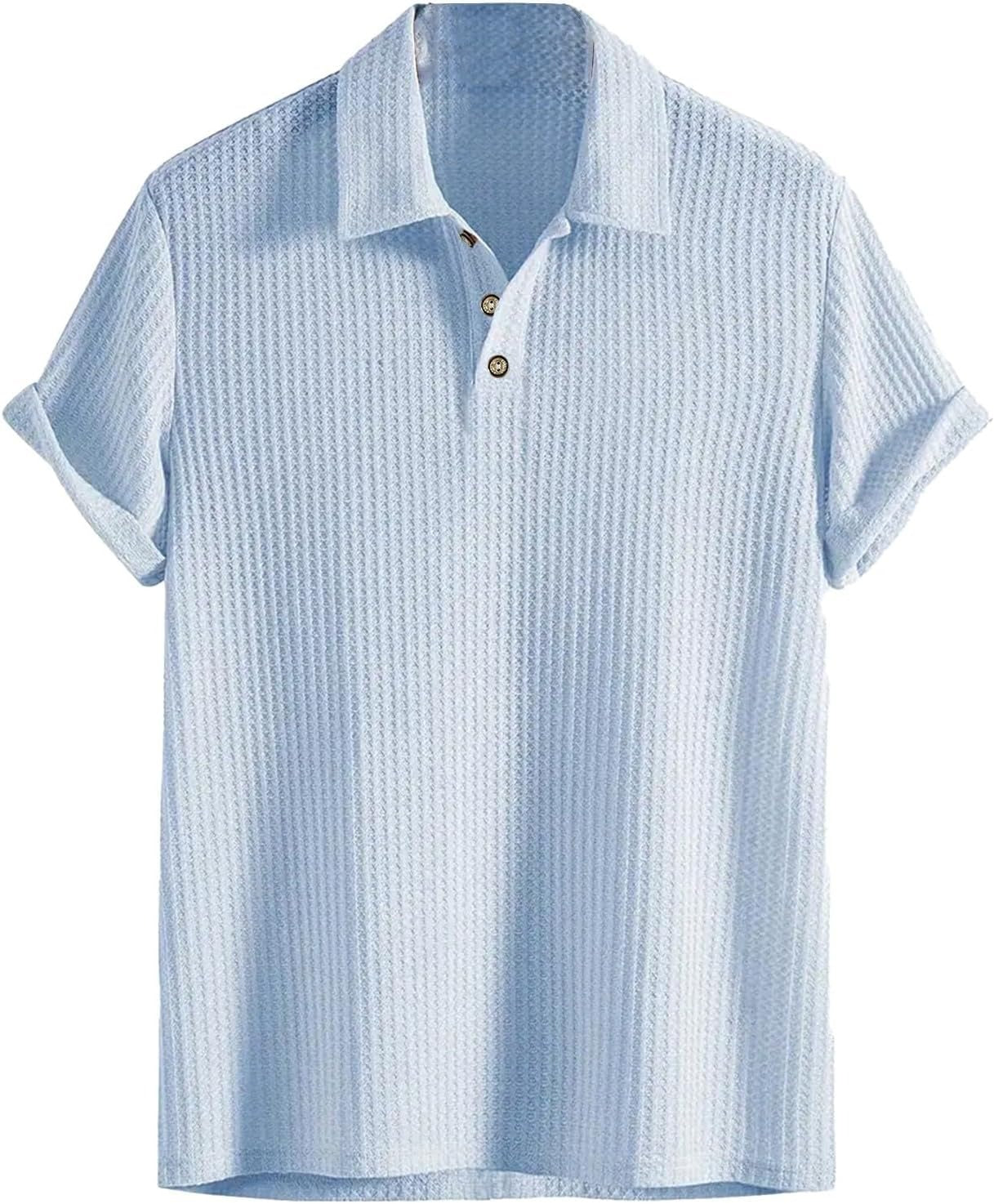 Camisa de punto de hombre de manga corta