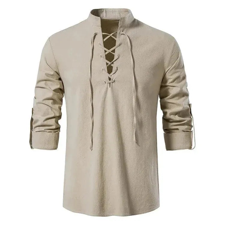 Camisa  lisa para hombre