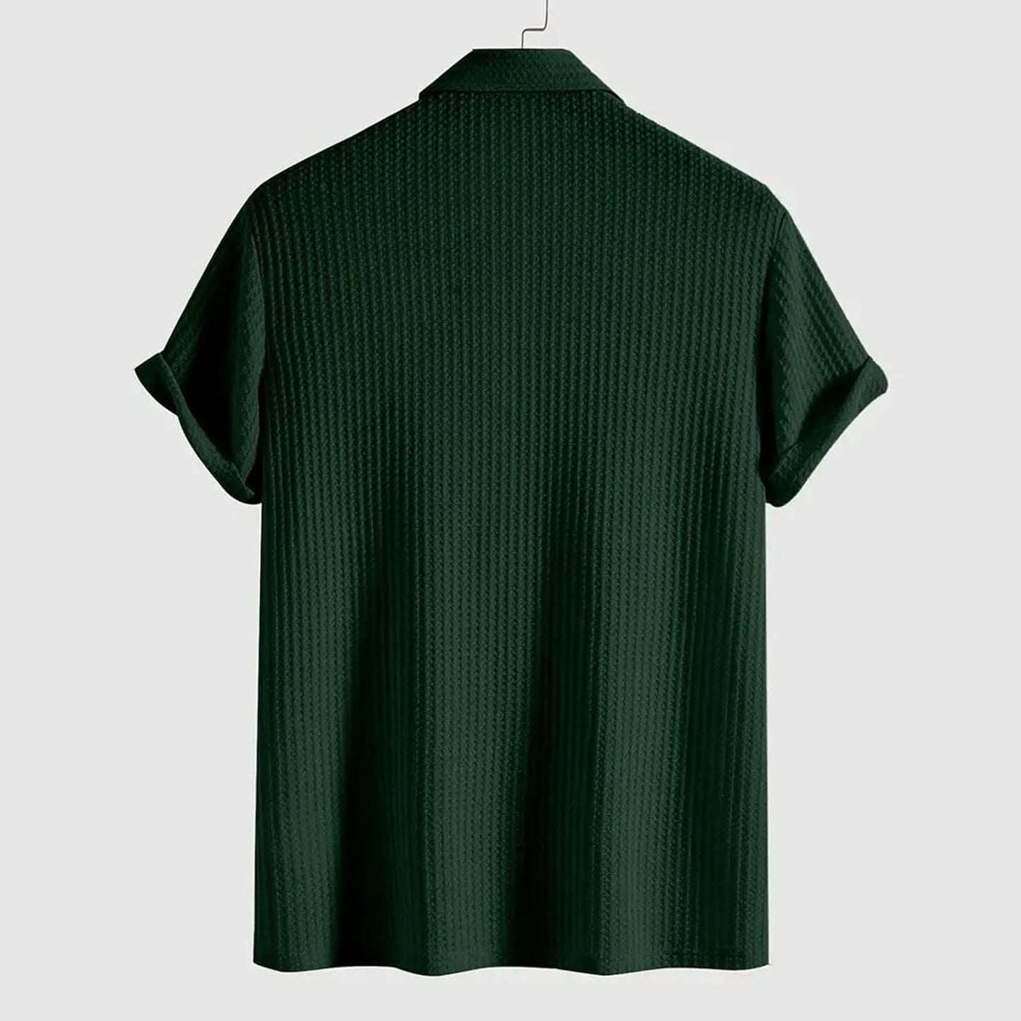 Camisa de punto de hombre de manga corta