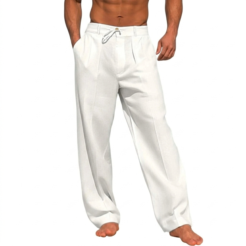 Pantalones de lino para hombre