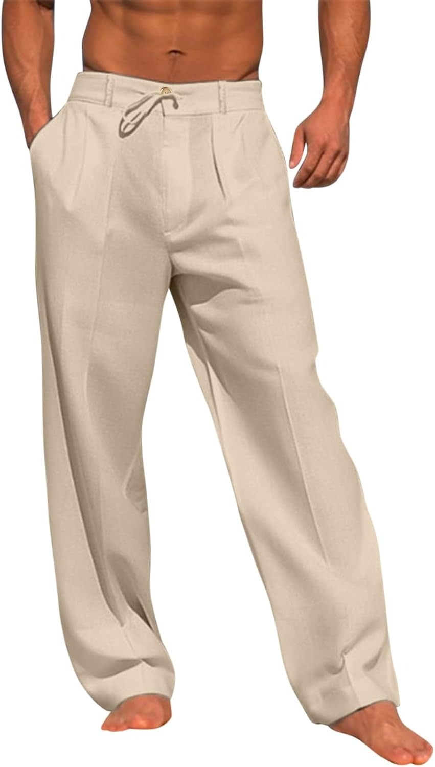 Pantalones de lino para hombre