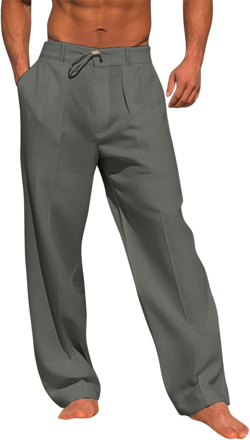 Pantalones de lino para hombre