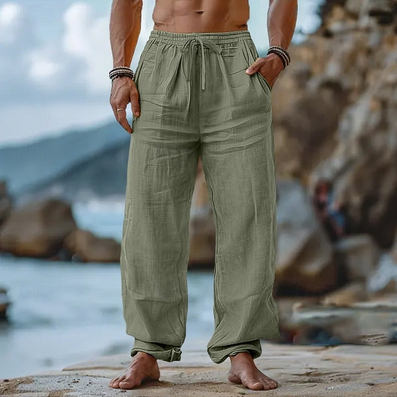 Pantalones holgados de corte recto para hombre: cómodos, versátiles