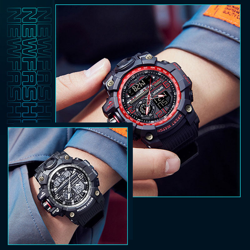 Reloj de hombre multifuncional, resistente al agua y luminoso