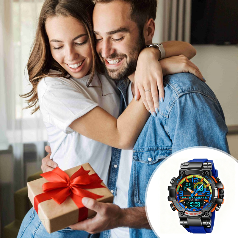Reloj digital LED multifuncional e impermeable: cronómetro, alarma y perfecto para practicar deporte y actividades al aire libre
