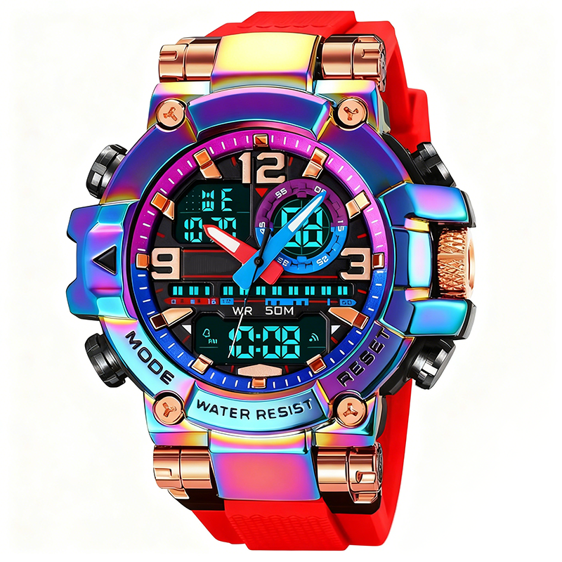 Reloj digital LED multifuncional e impermeable: cronómetro, alarma y perfecto para practicar deporte y actividades al aire libre
