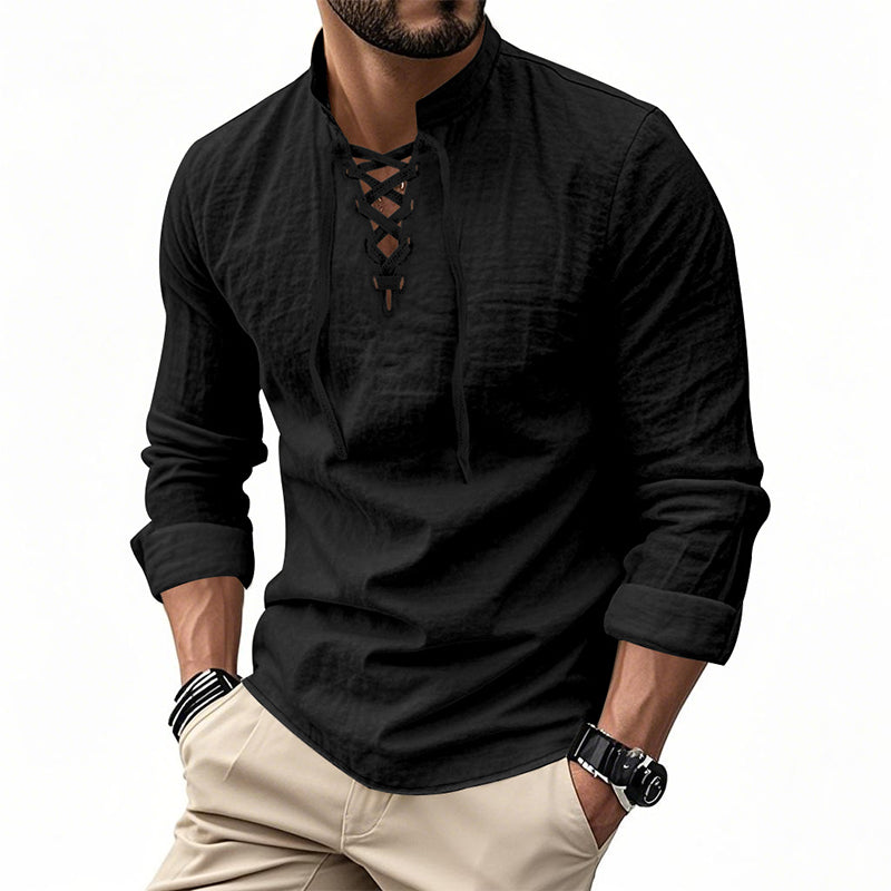 Camisa  lisa para hombre