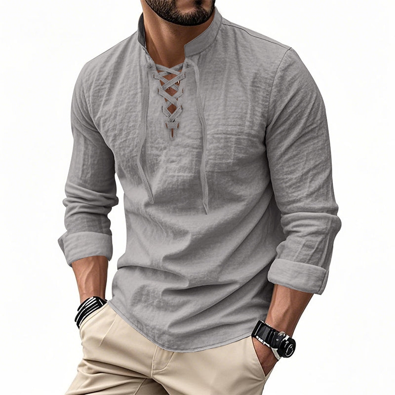 Camisa  lisa para hombre