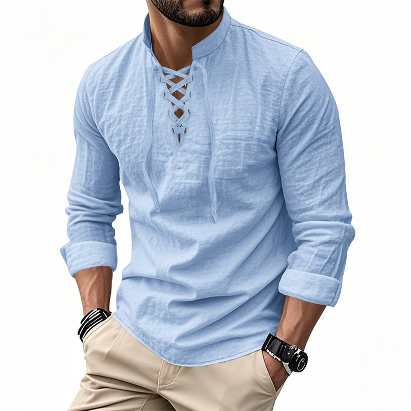Camisa  lisa para hombre