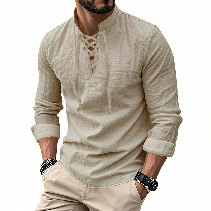 Camisa  lisa para hombre
