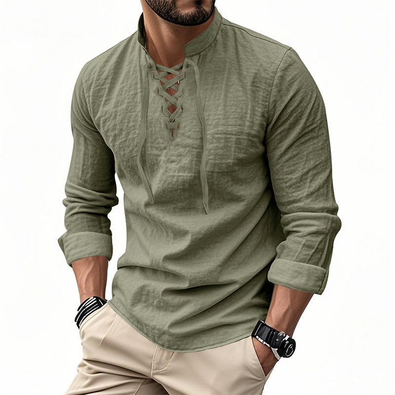 Camisa  lisa para hombre