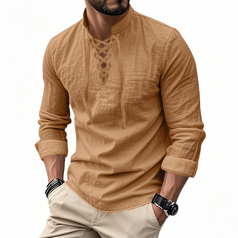 Camisa  lisa para hombre
