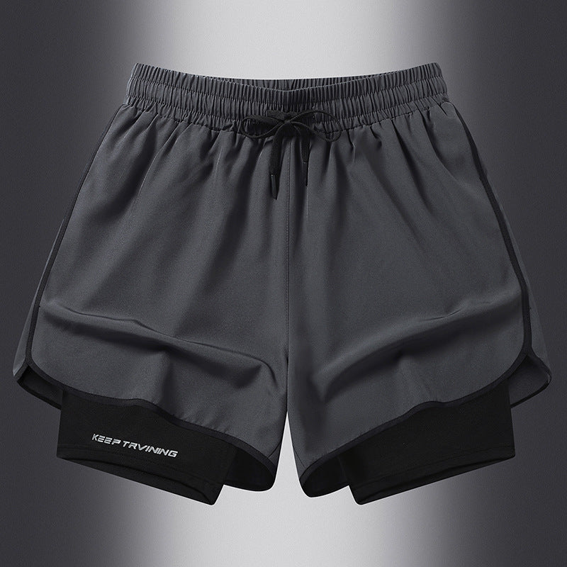 Pantalones cortos deportivos de secado rápido para hombre
