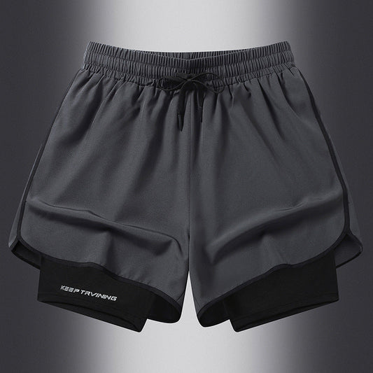 Pantalones cortos deportivos de secado rápido para hombre