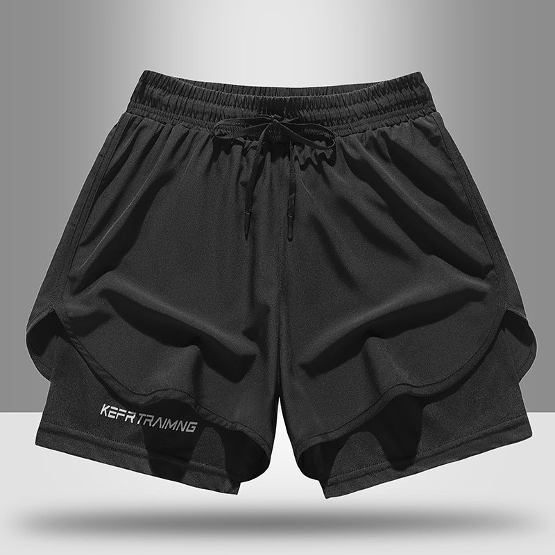 Pantalones cortos deportivos de secado rápido para hombre
