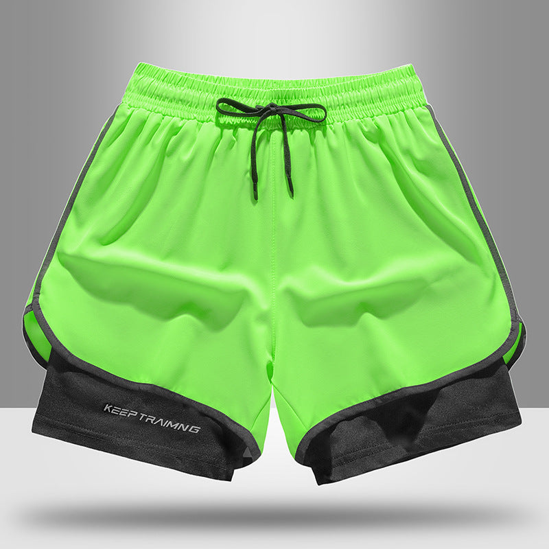 Pantalones cortos deportivos de secado rápido para hombre
