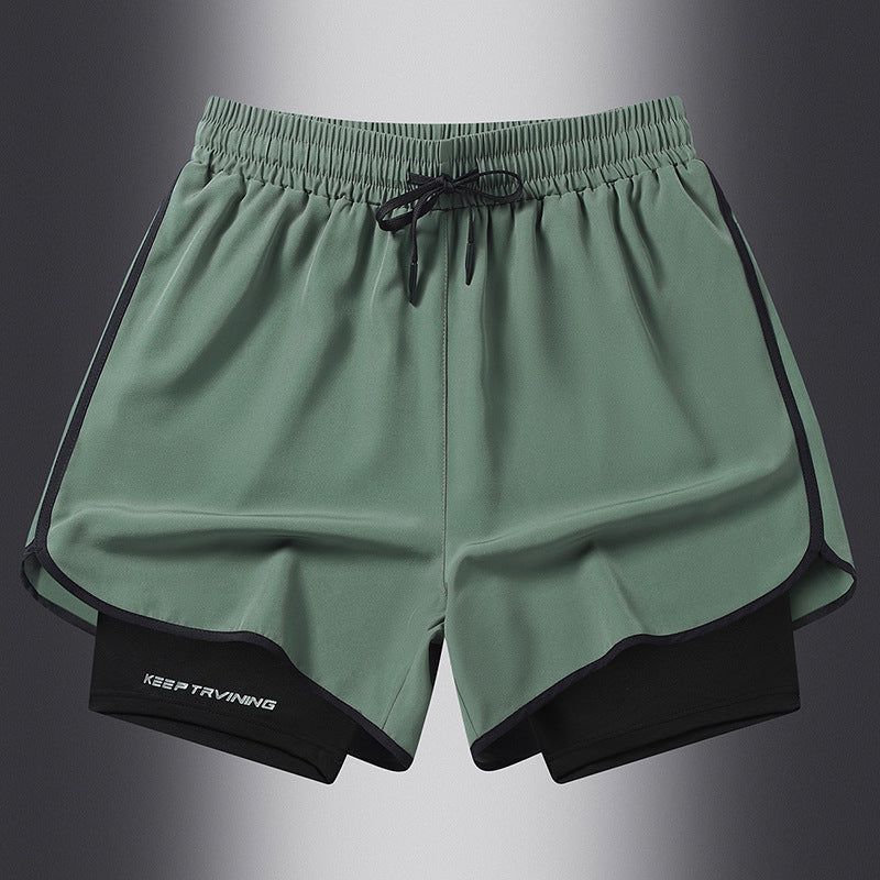 Pantalones cortos deportivos de secado rápido para hombre