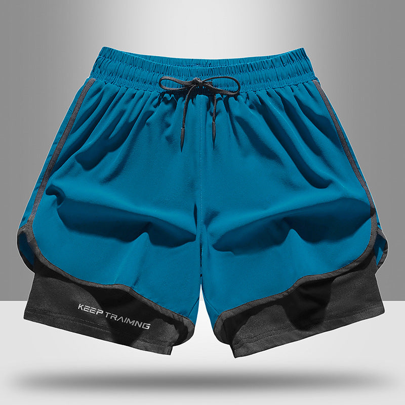 Pantalones cortos deportivos de secado rápido para hombre