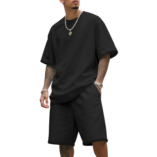 axen conjunto casual de dos piezas: camiseta y pantalon corto