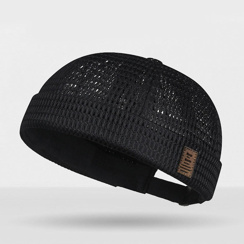 Becellen Gorra Docker ligera de malla transpirable sin visera