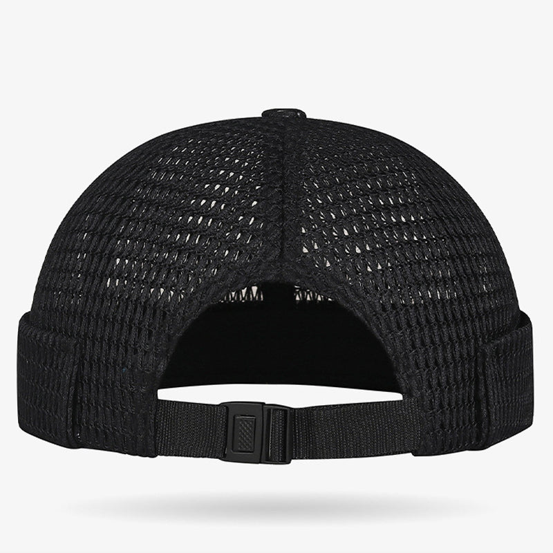 Becellen Gorra Docker ligera de malla transpirable sin visera
