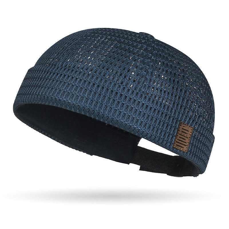 Becellen Gorra Docker ligera de malla transpirable sin visera