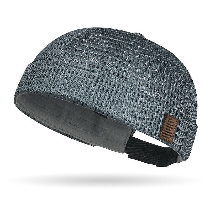 Becellen Gorra Docker ligera de malla transpirable sin visera