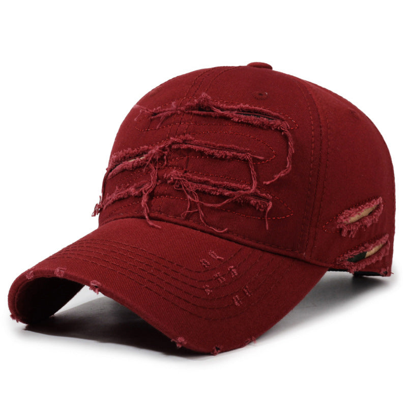 Gorra de béisbol de estilo vintage desgastado