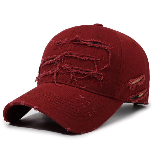 Gorra de béisbol de estilo vintage desgastado