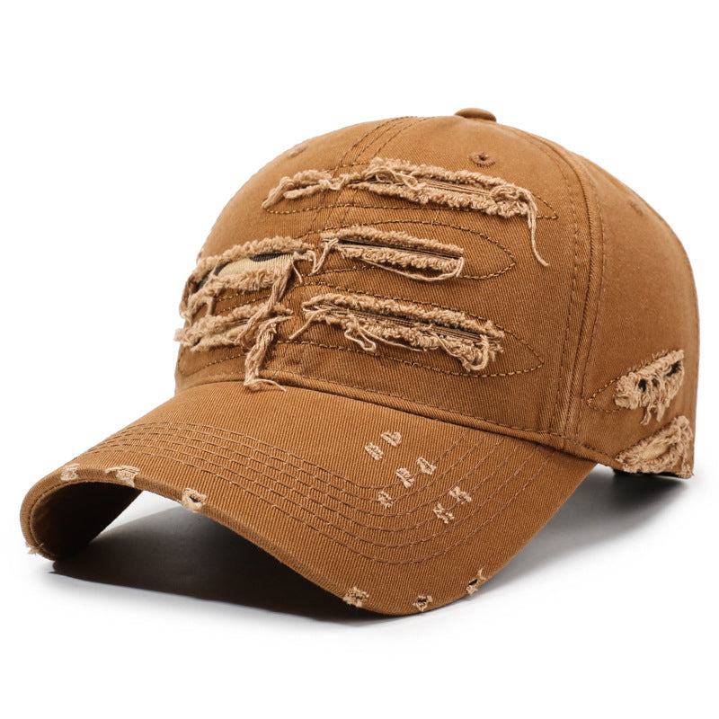 Gorra de béisbol de estilo vintage desgastado