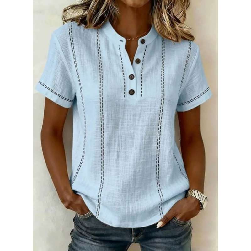 Camiseta de manga corta para mujer